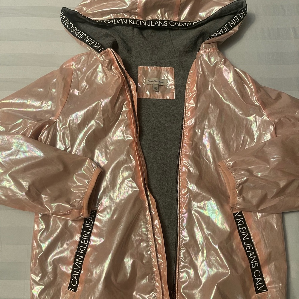 Calvin Klein Girls Rain Jacket Size 8-10
